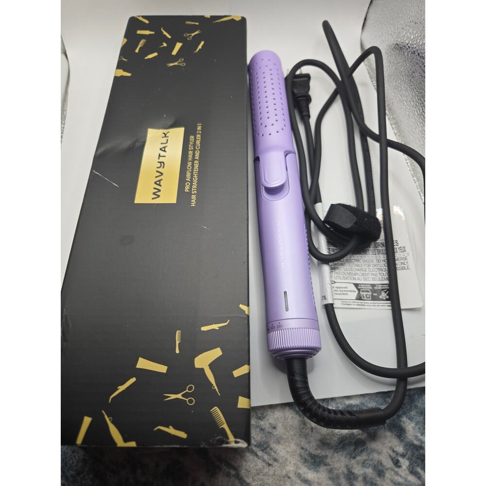 Wavytalk Pro Airflow Styler Hair Straightener & Curling Iron 2 in 1